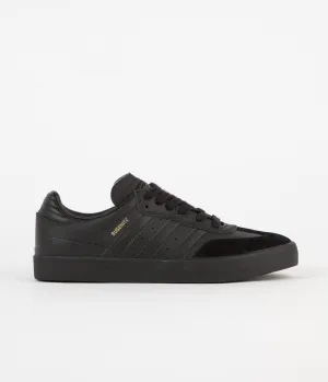 Adidas Busenitz Vulc Samba Edition Shoes - Core Black / Core Black / Solid Grey