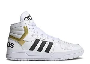 Adidas ENTRAP MID 'WHITE GOLD METALLIC' sneakers, white