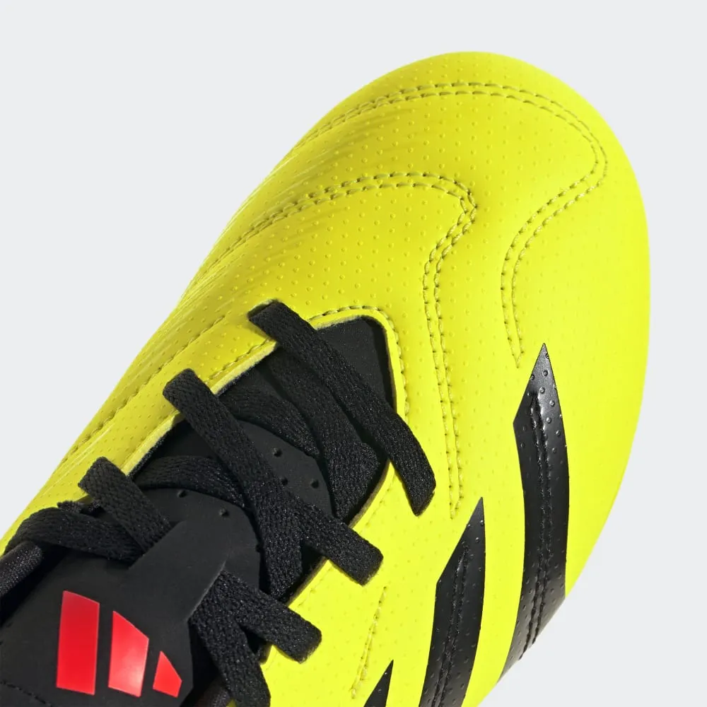 Adidas Kids Predator Club Flexible Ground Football Boots - Yellow/Black/Red