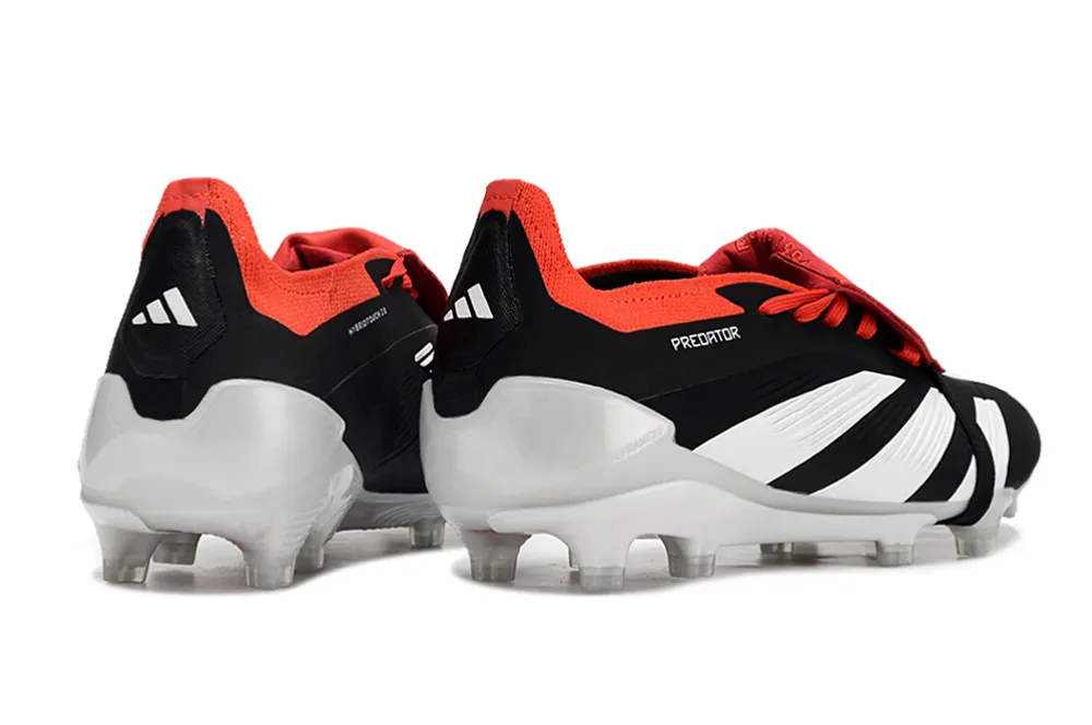 Adidas Predator Elite Shoes - Black | White | Red - FREE SHIPPING WORLDWIDE