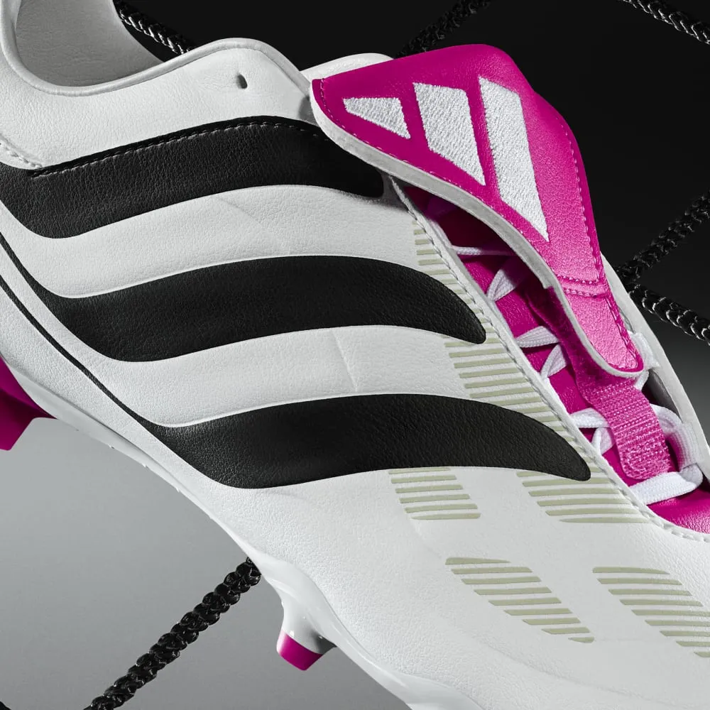 adidas Predator Precision.3 FG Firm Ground Boots White/Black