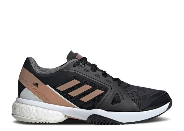 Adidas STELLA MCCARTNEY X WMNS BARRICADE BOOST 'BLACK COPPER METALLIC' sneakers, black