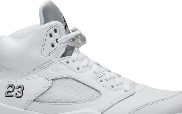 Air Jordan 5 Retro Metallic White 2015 sneakers, white