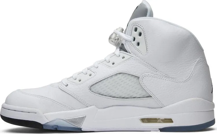 Air Jordan 5 Retro Metallic White 2015 sneakers, white