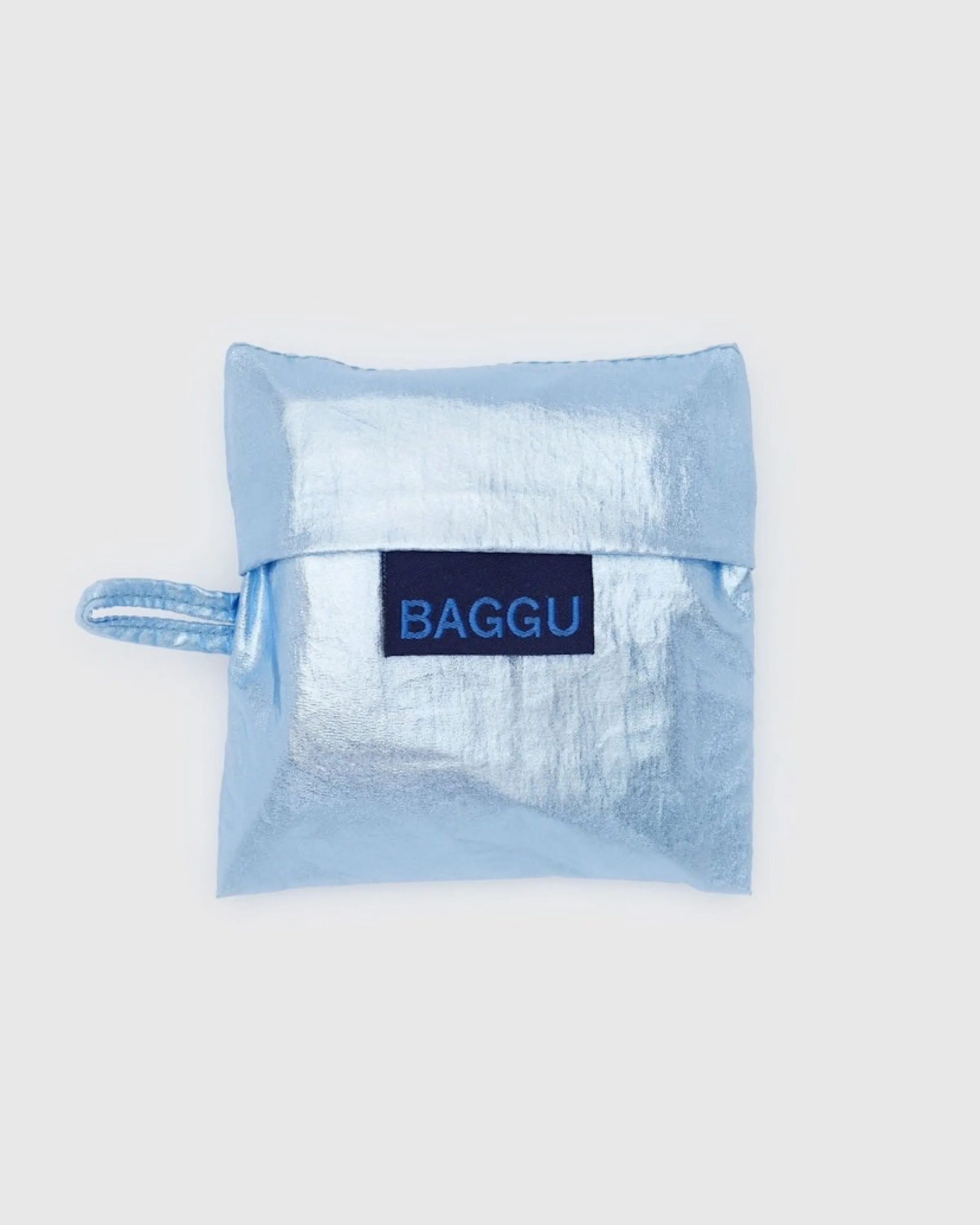 Baby Light Blue Metallic Baggu