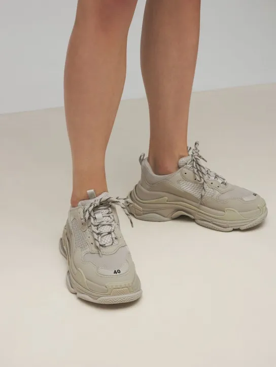 Balenciaga   60mm Triple S faux leather sneakers 