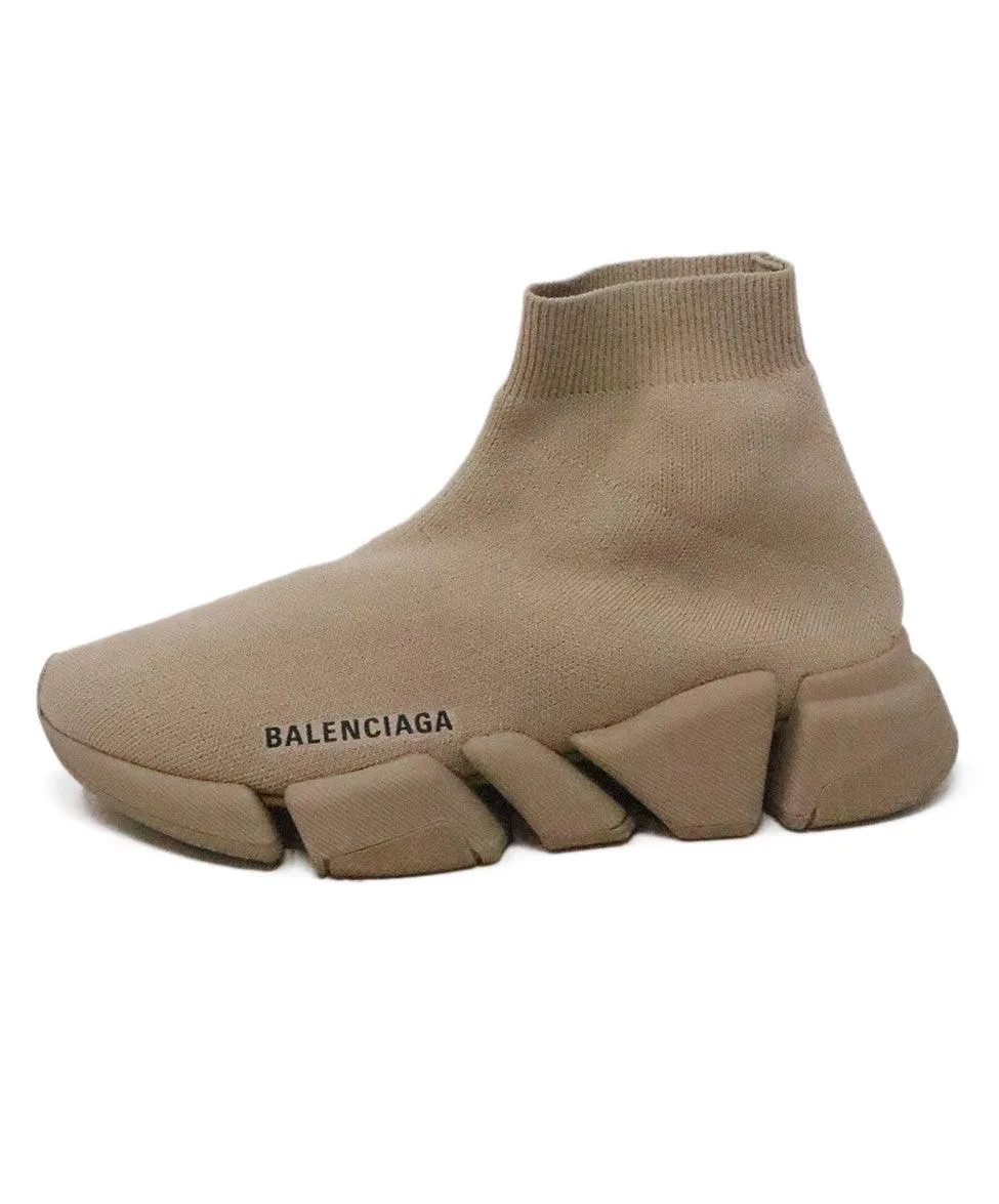 Balenciaga Nude Spandex Sneakers sz 8