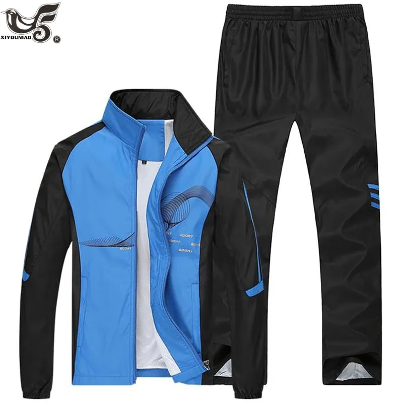 Brand Tracksuit Men Two Piece Clothing Sets Casual Jacket Pant outwear sportsuit Spring Autumn Sportswear Sweatsuits Man clothes