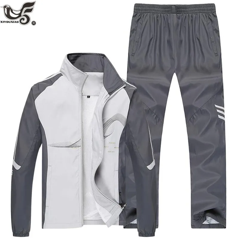 Brand Tracksuit Men Two Piece Clothing Sets Casual Jacket Pant outwear sportsuit Spring Autumn Sportswear Sweatsuits Man clothes