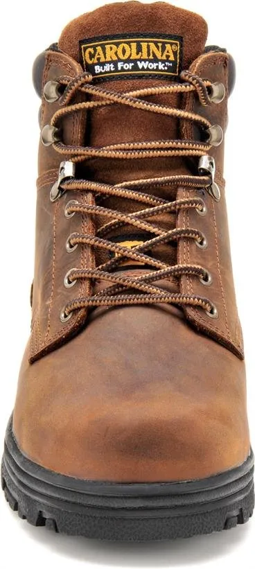 'Carolina' Men's 6" Foreman Internal Metguard Steel Toe - Dark Brown