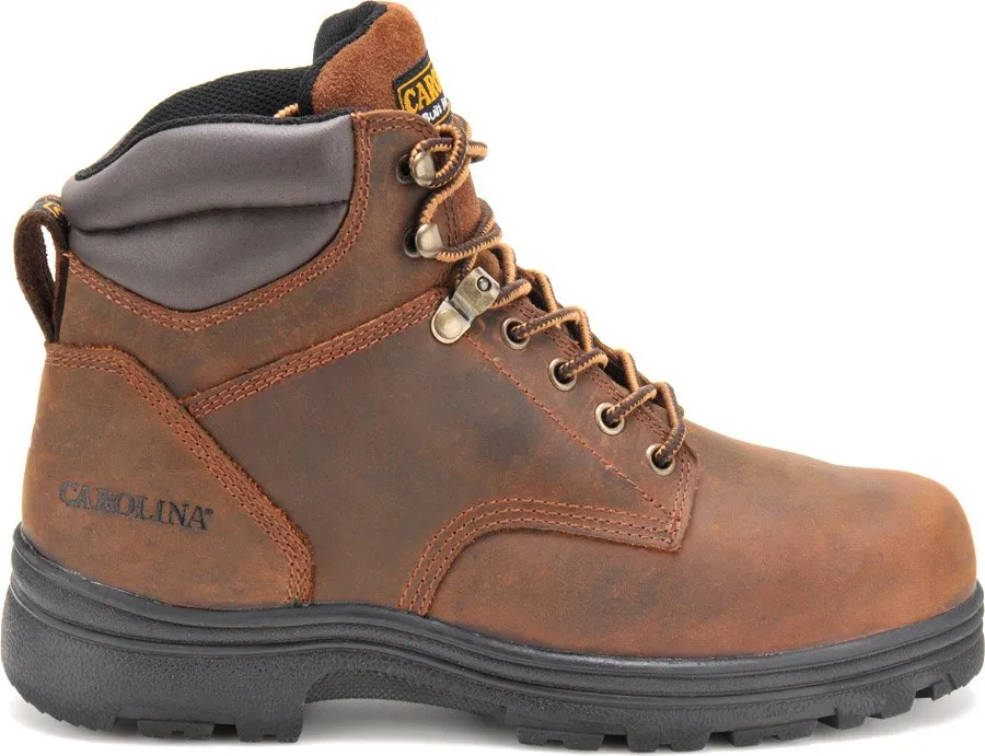 'Carolina' Men's 6" Foreman Internal Metguard Steel Toe - Dark Brown