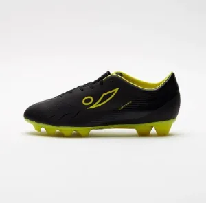 CONCAVE Halo   FG Football Boots - Black/Yellow - Kids Shoe - Youth - SIZE 4