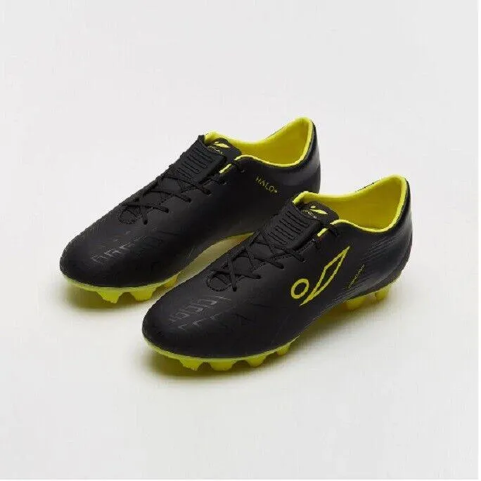 CONCAVE Halo   FG Football Boots - Black/Yellow - Kids Shoe - Youth - SIZE 4