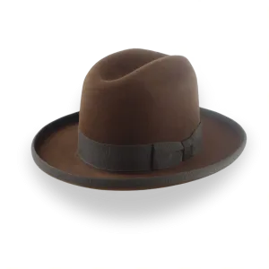 Customizable Mens Western Fedora with Cattleman Crown | The Dakota