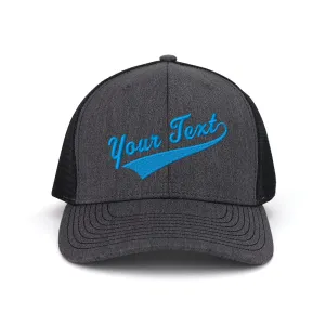 Customized Swoosh and Tail Heather Suiting Trucker Cap