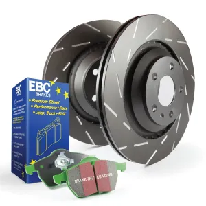 EBC Brakes S2KR1186 S2 Kits Greenstuff 2000 and USR Rotors