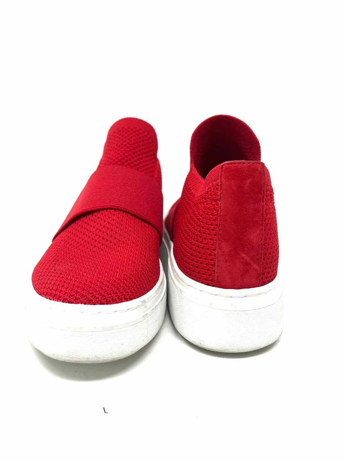 Eileen Fisher Women's Red Slip-On Knit Platform Size 6.5 Sneakers