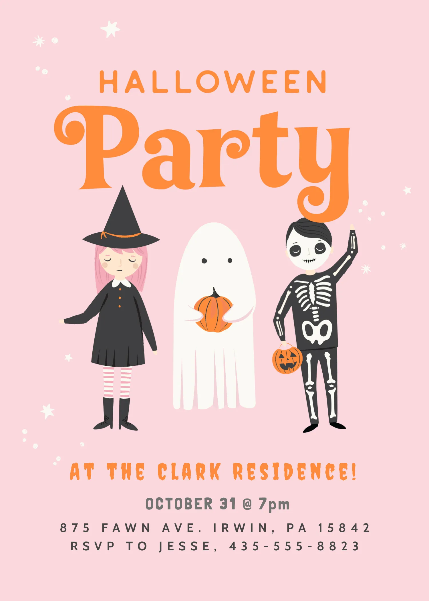 FREE CUSTOMIZABLE HALLOWEEN INVITE 2