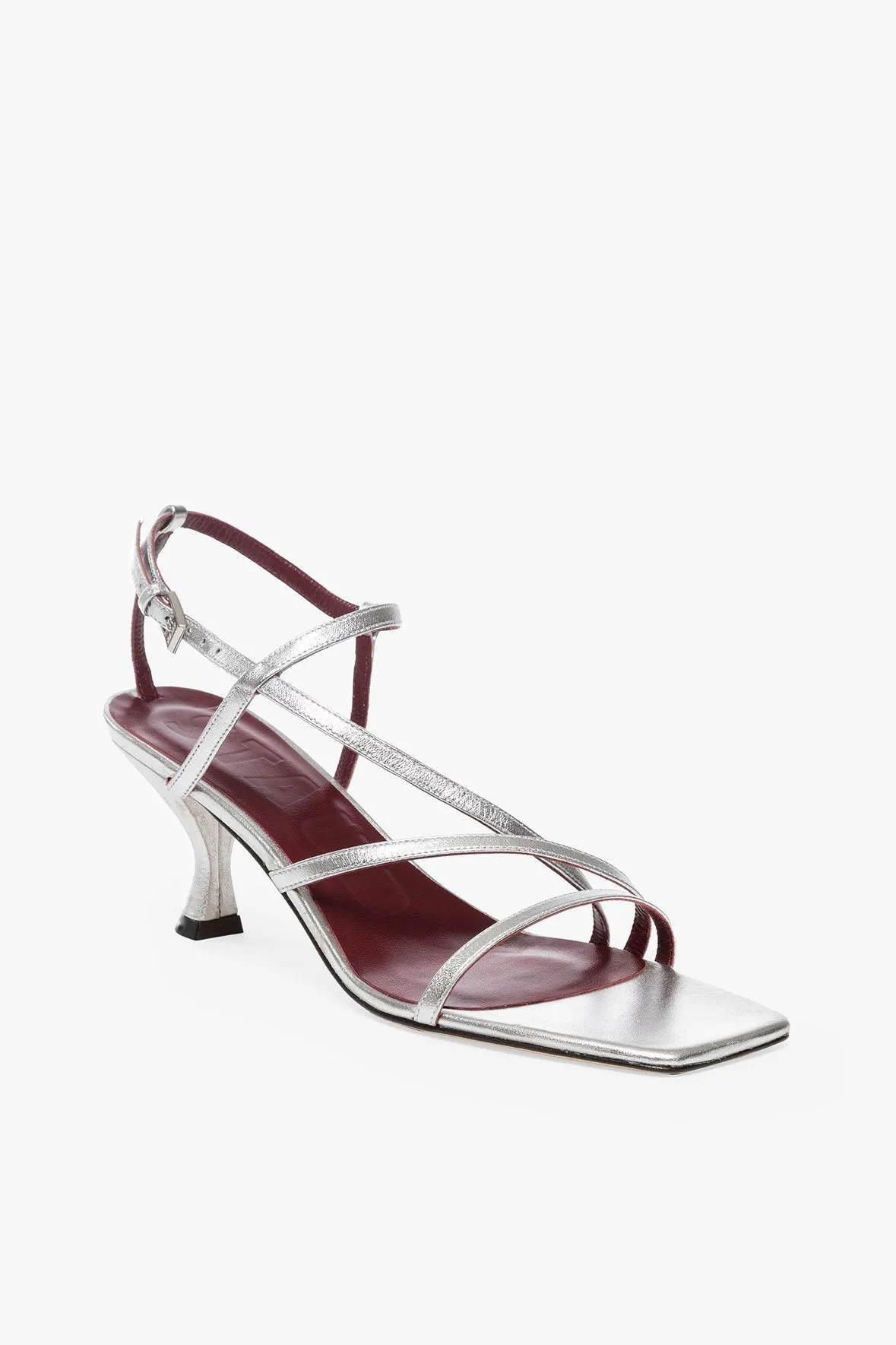 GITA SANDAL | SILVER METALLIC