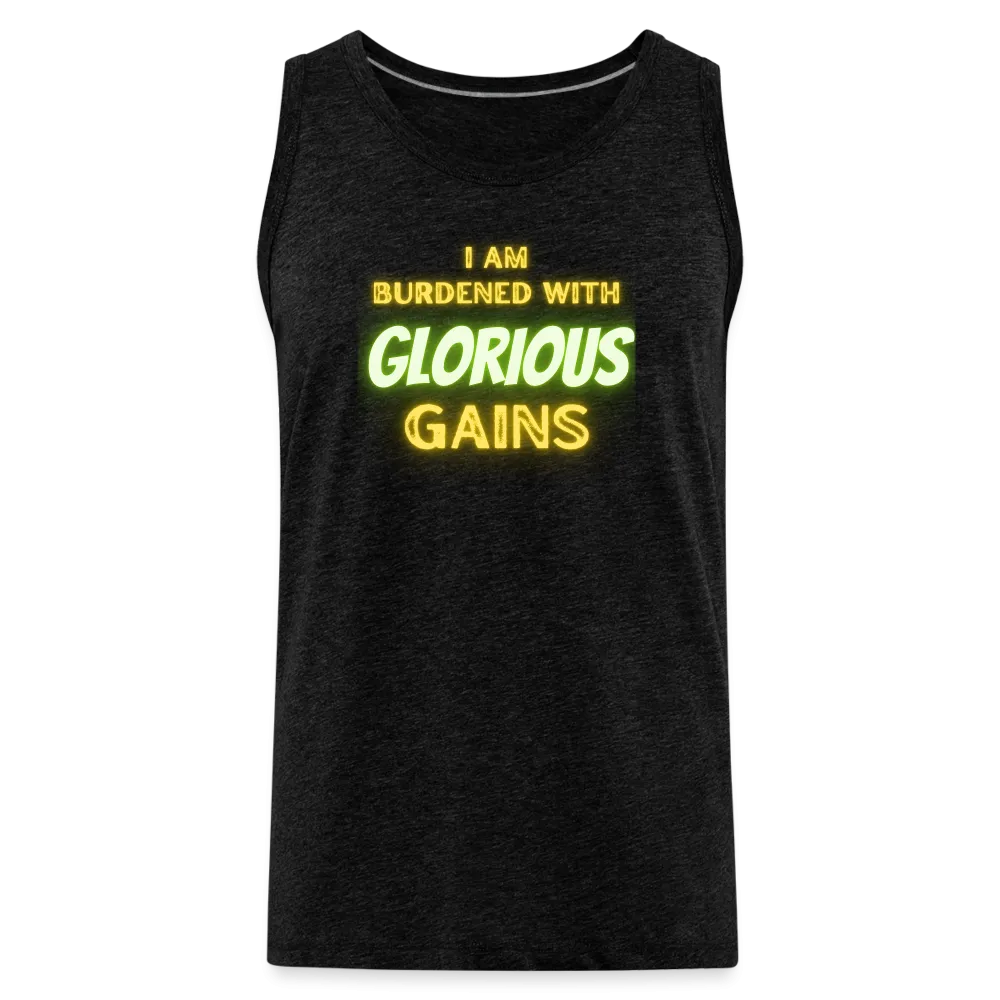 'I am Burdened with Glorious Gains' Loki Premium Tank - Flexing through Realms!