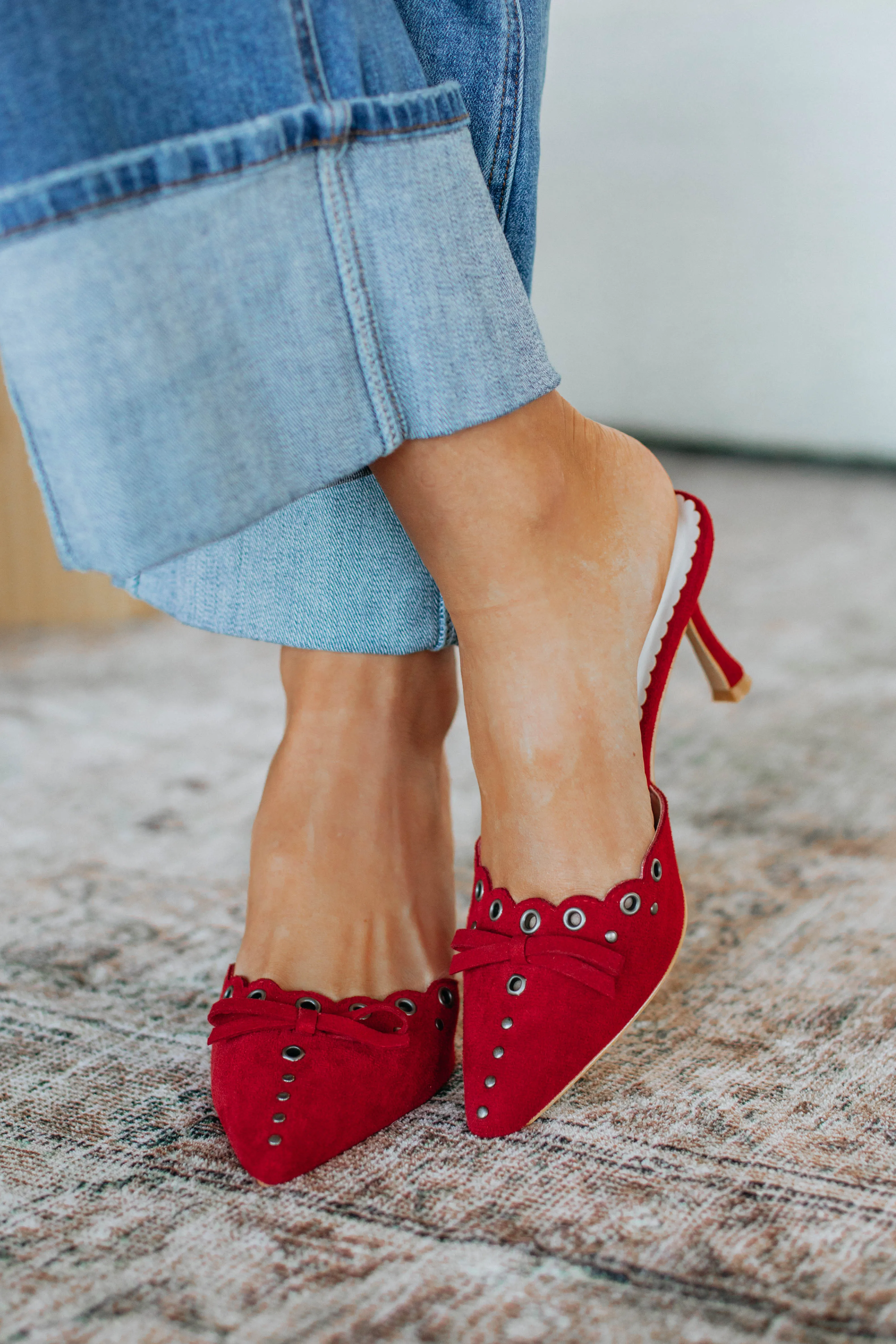 In My Moment Heels - Cherry