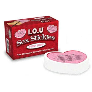 I.O.U. Sex Sticky Notes for Her