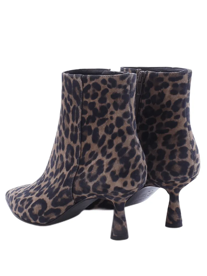 Kennel & Schmenger Bella Ankle Boots In Leopard Print 41-74110-478