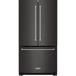 KitchenAid French Door Fridge (KRFC136RBS) - Black Stainless Steel with PrintShield™ Finish