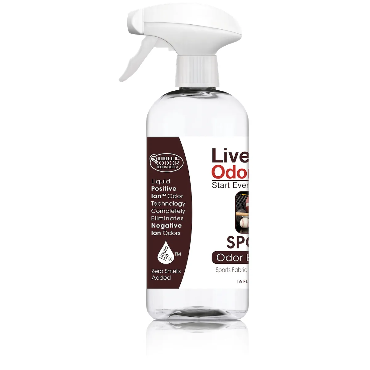 Live Odor Free!® Sports Equipment