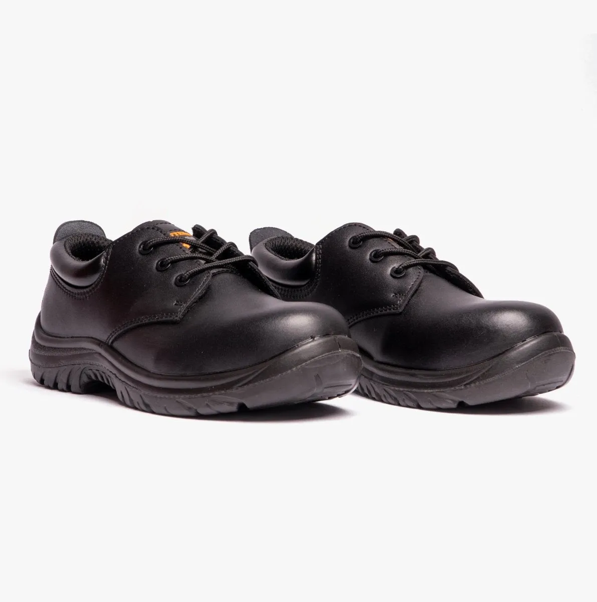 M456A Unisex Leather Safety Shoes Black