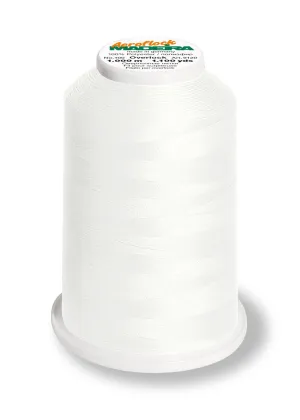 Madeira Aeroflock 100 | Thick Serger Thread | 1100 yards | 9120-8020 | Natural White