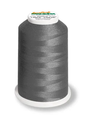 Madeira Aeroflock 100 | Thick Serger Thread | 1100 yards | 9120-8111 | Carbon