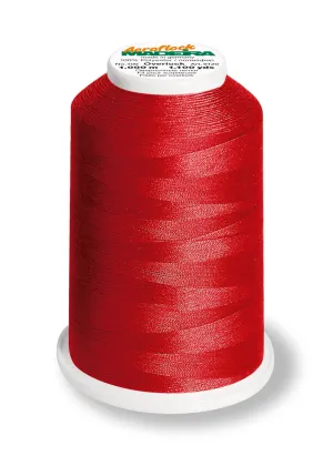 Madeira Aeroflock 100 | Thick Serger Thread | 1100 yards | 9120- 9470 | Ruby