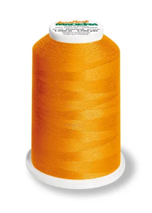 Madeira Aeroflock 100 | Thick Serger Thread | 1100 yards | 9120-9937 | Neon Orange