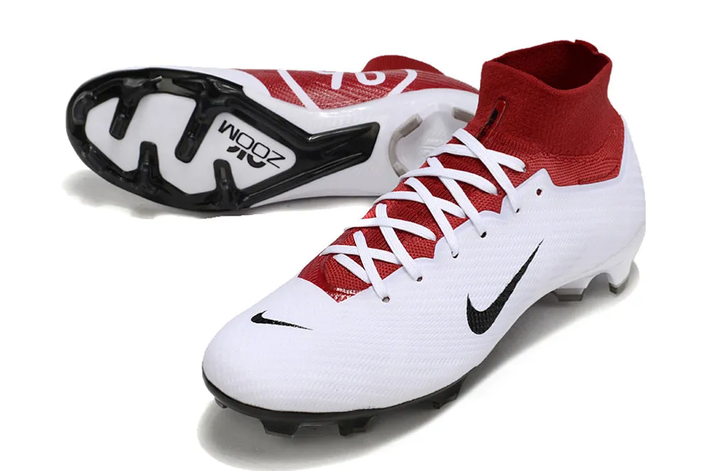 Nike Mercurial Superfly - White | Sangria Red - FREE WORLDWIDE SHIPPING