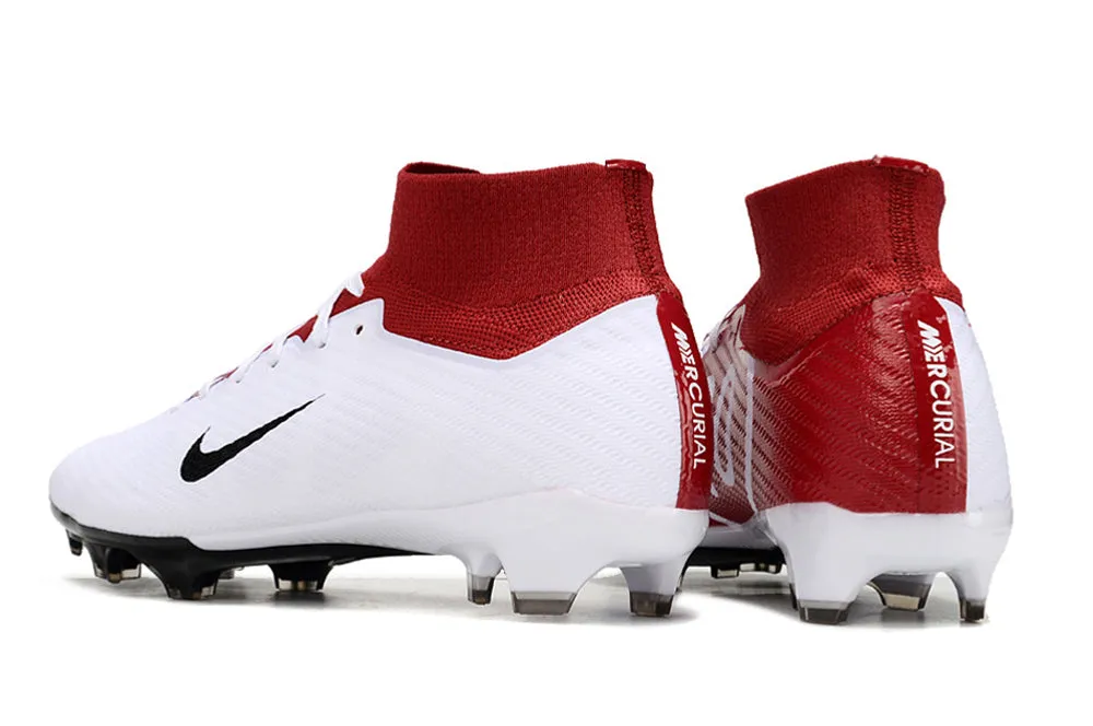 Nike Mercurial Superfly - White | Sangria Red - FREE WORLDWIDE SHIPPING