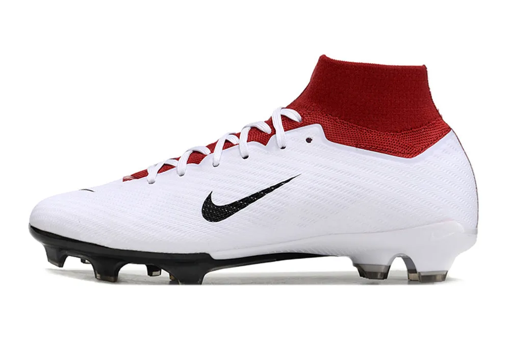 Nike Mercurial Superfly - White | Sangria Red - FREE WORLDWIDE SHIPPING