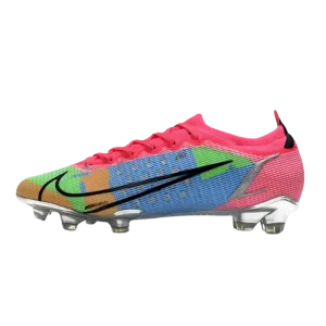 Nike Mercurial Vapor 14 Elite FG Bleu Pink Green - Goatkits Boots