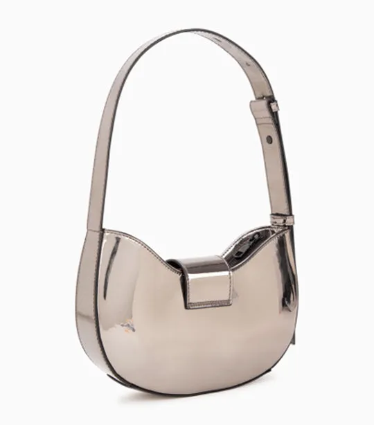 Off Duty Holiday Round Shoulder Bag 22 Gunmetal