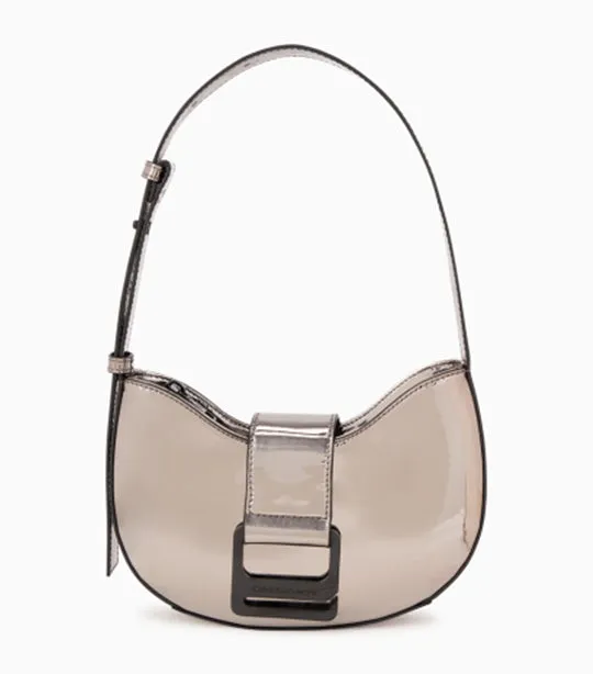 Off Duty Holiday Round Shoulder Bag 22 Gunmetal