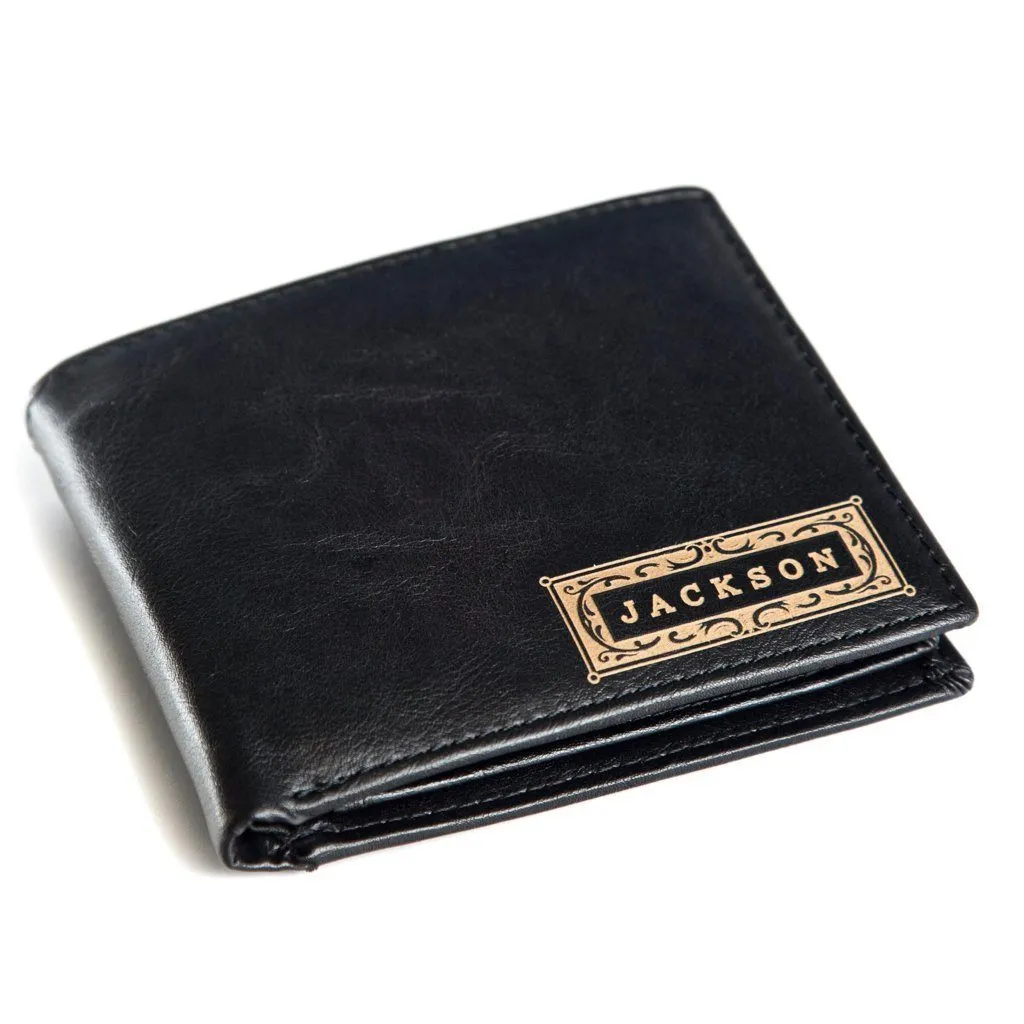 Personalized Leather Wallet