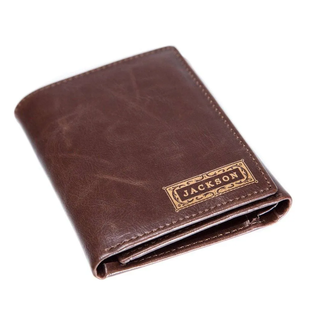 Personalized Trifold Wallet