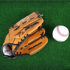 PVC leather Brown Baseball Glove 10.5"/11.5"/12.5" Left Hand