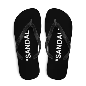 "PRODUCT" Series "SANDAL" Flip Flops Black