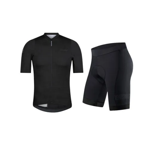 Santic Bourre Black Jersey & Carlo Shorts set