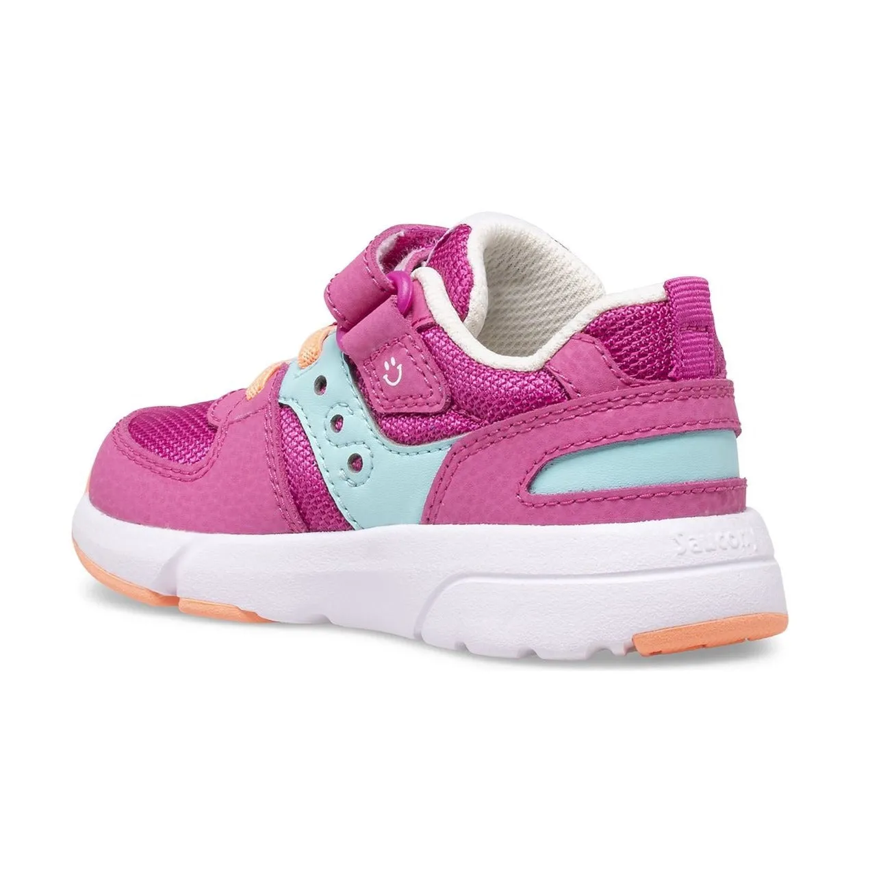 Saucony Fuchsia/Turquoise Jazz Lite Toddler Sneaker