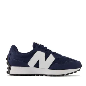 Scarpe Uomo NEW BALANCE Sneakers 327 in Mesh e Suede colore Natural Indigo e White