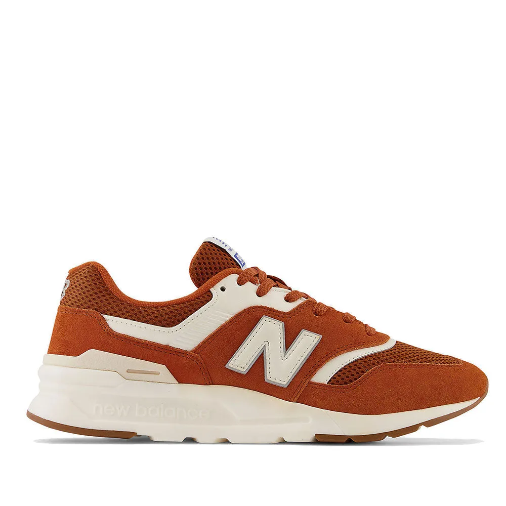 Scarpe Uomo NEW BALANCE Sneakers 997H in Pelle Scamosciata e Mesh colore Rust Oxide e Sea Salt