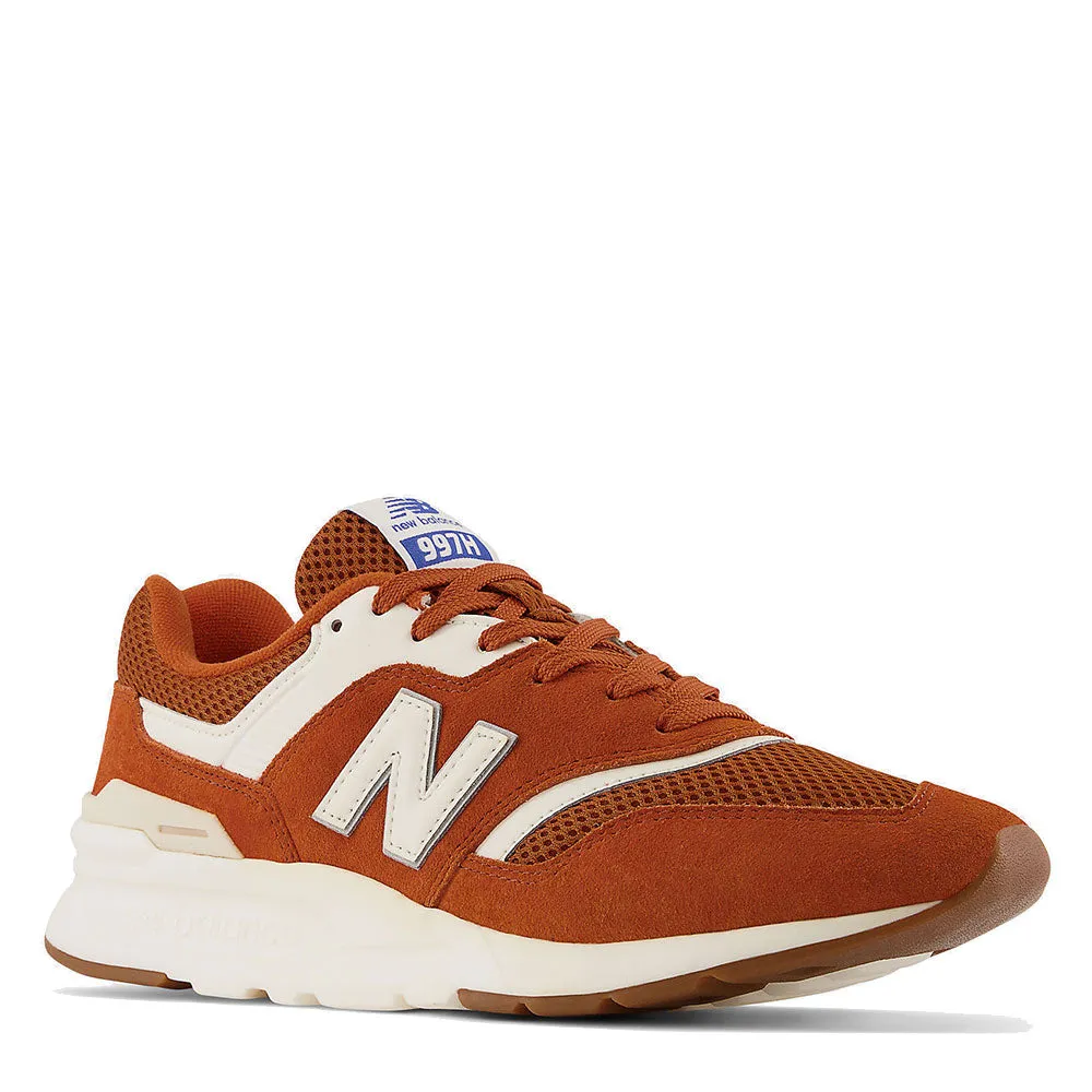 Scarpe Uomo NEW BALANCE Sneakers 997H in Pelle Scamosciata e Mesh colore Rust Oxide e Sea Salt