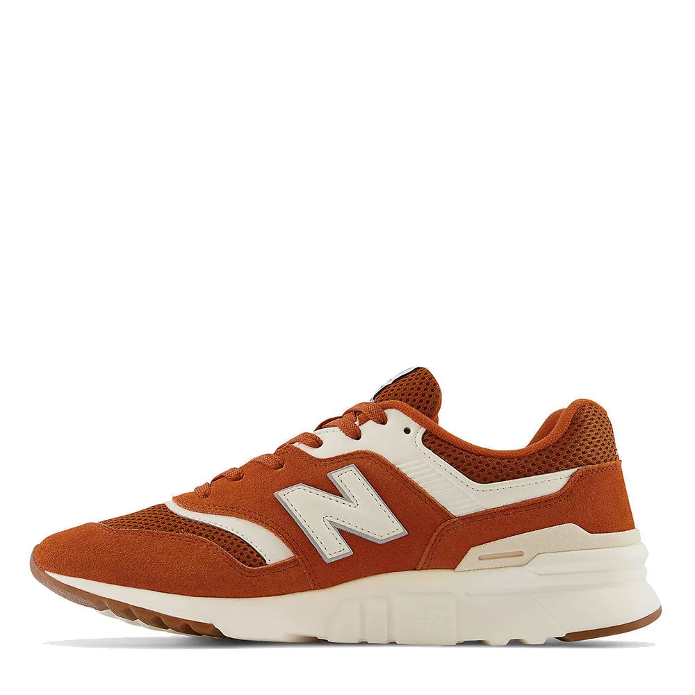 Scarpe Uomo NEW BALANCE Sneakers 997H in Pelle Scamosciata e Mesh colore Rust Oxide e Sea Salt